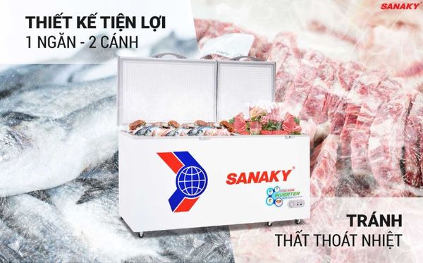 Tủ Đông Sanaky Inverter VH-6699HY3 660 lít