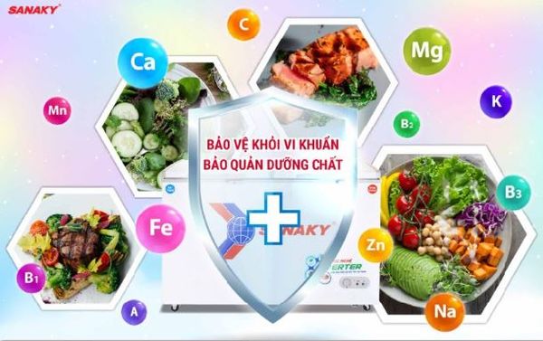 Tủ Đông Sanaky Inverter VH-5699W3 560 lít