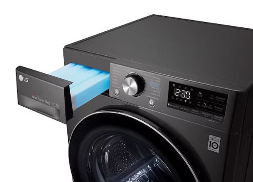 Máy sấy LG DUAL Inverter Heat Pump 9kg màu đen DVHP09B