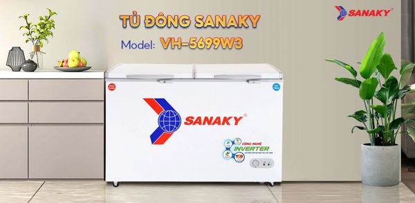 Tủ Đông Sanaky Inverter VH-5699W3 560 lít