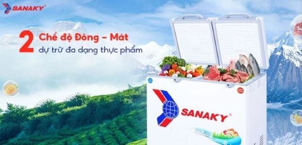 Tủ đông Sanaky VH-2899W2KD 280 lít