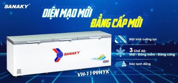 Tủ Đông Sanaky VH-1199HYK 1100 lít