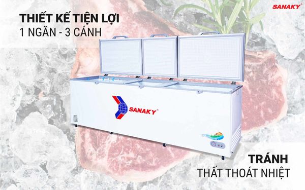 Tủ Đông Sanaky VH-1199HY 1100 lít
