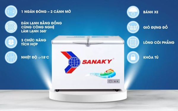 Tủ đông Sanaky VH-4099A1 400 lít
