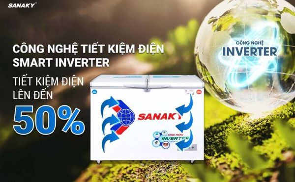 Tủ đông Inverter Sanaky VH-2899W3 280 lít