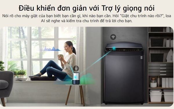 Máy giặt LG AI DD Inverter 19 kg TV2519SV7J