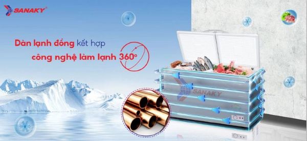 Tủ đông Sanaky VH-4099A1 400 lít