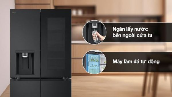 Tủ lạnh LG Inverter 508 lít Multi Door InstaView LFI50BLMAI