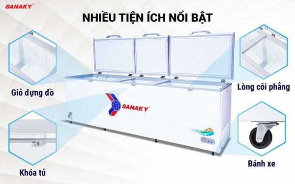 Tủ Đông Sanaky VH-1199HY 1100 lít