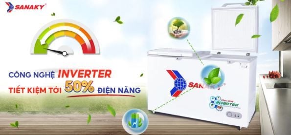 Tủ Đông Sanaky Inverter VH-5699HY3 560 lít