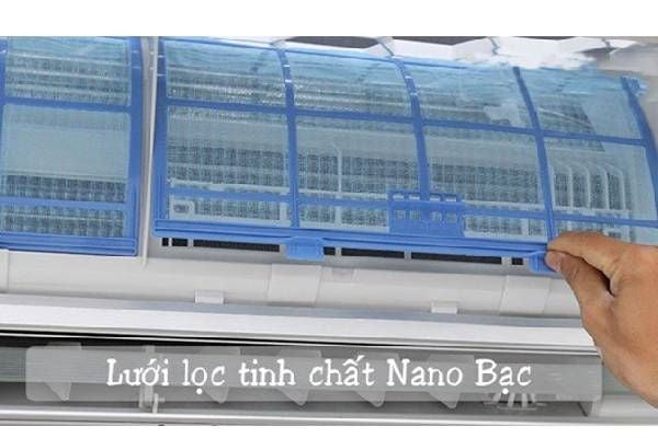 Lưới lọc Nano Bạc hỗ trợ làm sạch không khí
