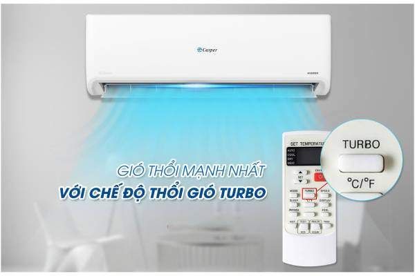 Chế độ Turbo của điều hòa Casper
