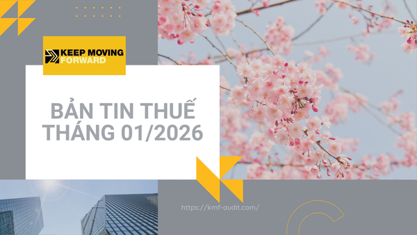 BẢN TIN THUẾ THÁNG 01/2026