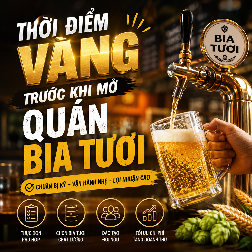 Thời Điểm Vàng Trước Khi Mở Quán Nhậu - Quyết Định 80% Thành Công?