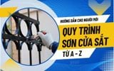 Hướng Dẫn Quy Trình Tự Sơn Cửa Sắt Cũ Tại Nhà Cho Người Mới Từ A-Z