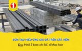 5 Bước Sơn Tạo Hiệu Ứng Giả Đá Trên Bề Mặt Sắt, Sắt Mạ Kẽm