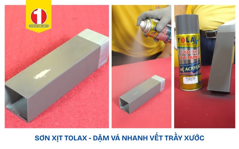Cửa Xingfa Trầy Xước? Dặm Vá Gọn Lẹ Chỉ Với 1 Chai Sơn Xịt Tolax