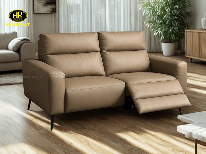 sofa đôi chỉnh điện da hàn quốc h-417