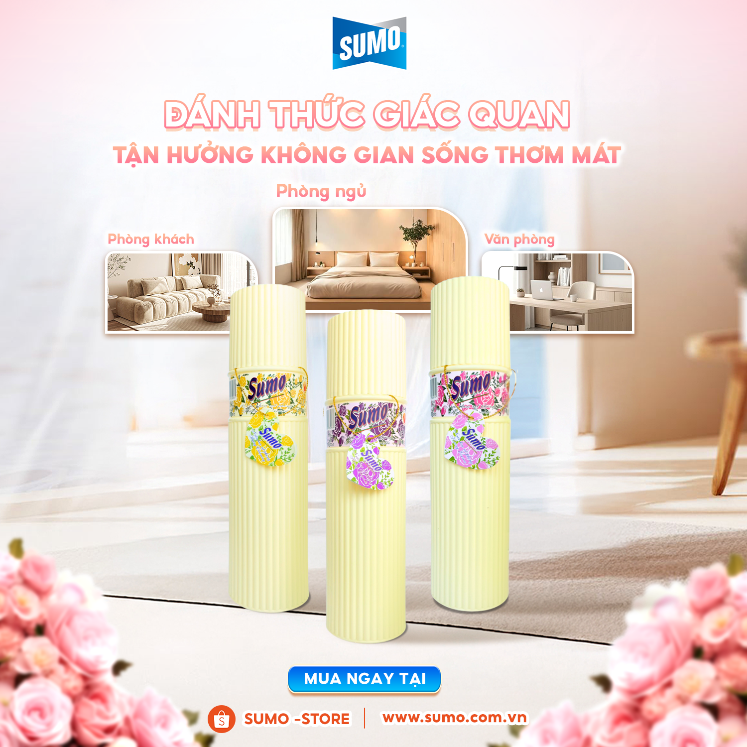 Đánh Thức Giác Quan – Tận Hưởng Không Gian Sống Thơm Mát