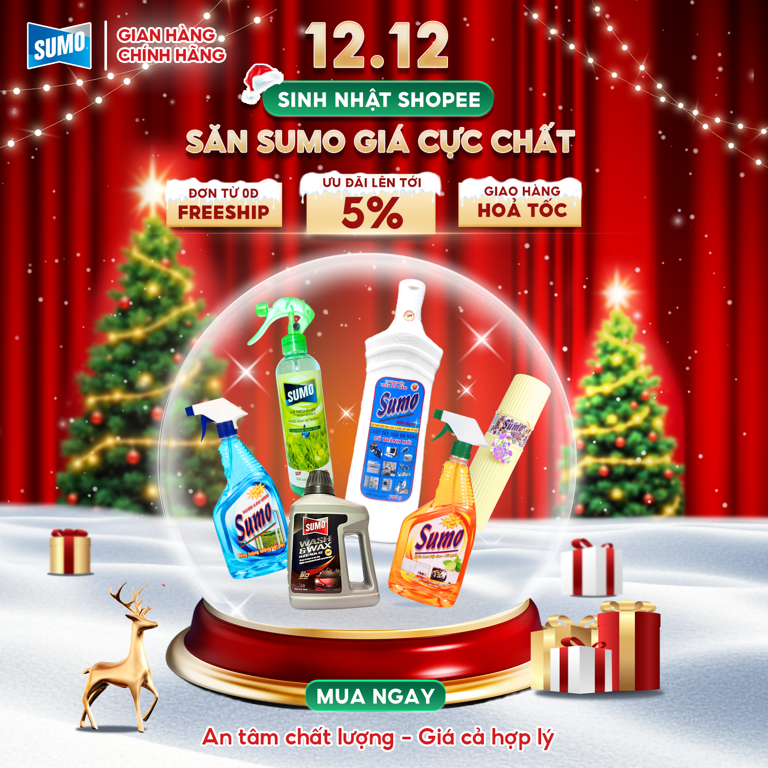 12/12 MỪNG SINH NHẬT SHOPEE - SĂN SUMO GIÁ CỰC CHẤT