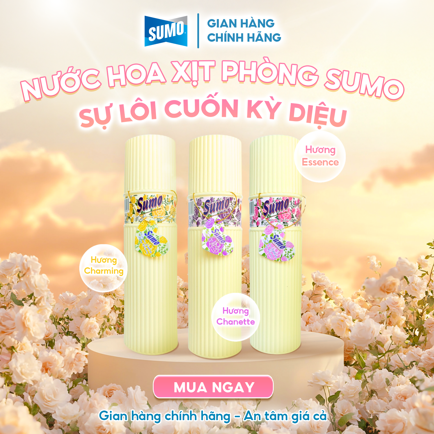 NƯỚC HOA XỊT PHÒNG SUMO - SỰ LÔI CUỐN KỲ DIỆU
