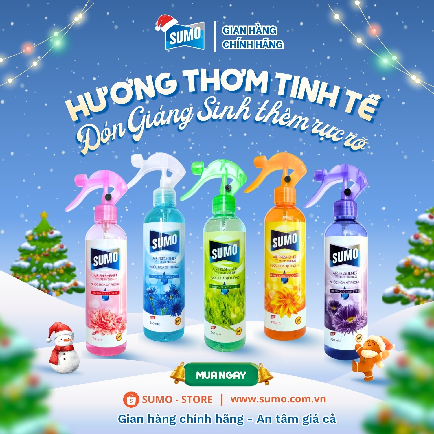HƯƠNG THƠM TINH TẾ - ĐÓN GIÁNG SINH THÊM RỰC RỠ