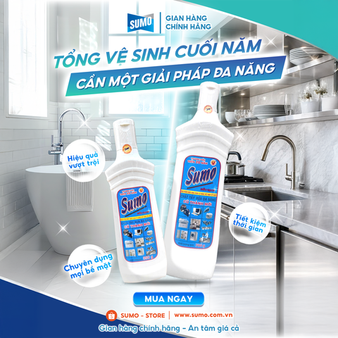 TỔNG VỆ SINH CUỐI NĂM – CẦN MỘT GIẢI PHÁP ĐA NĂNG
