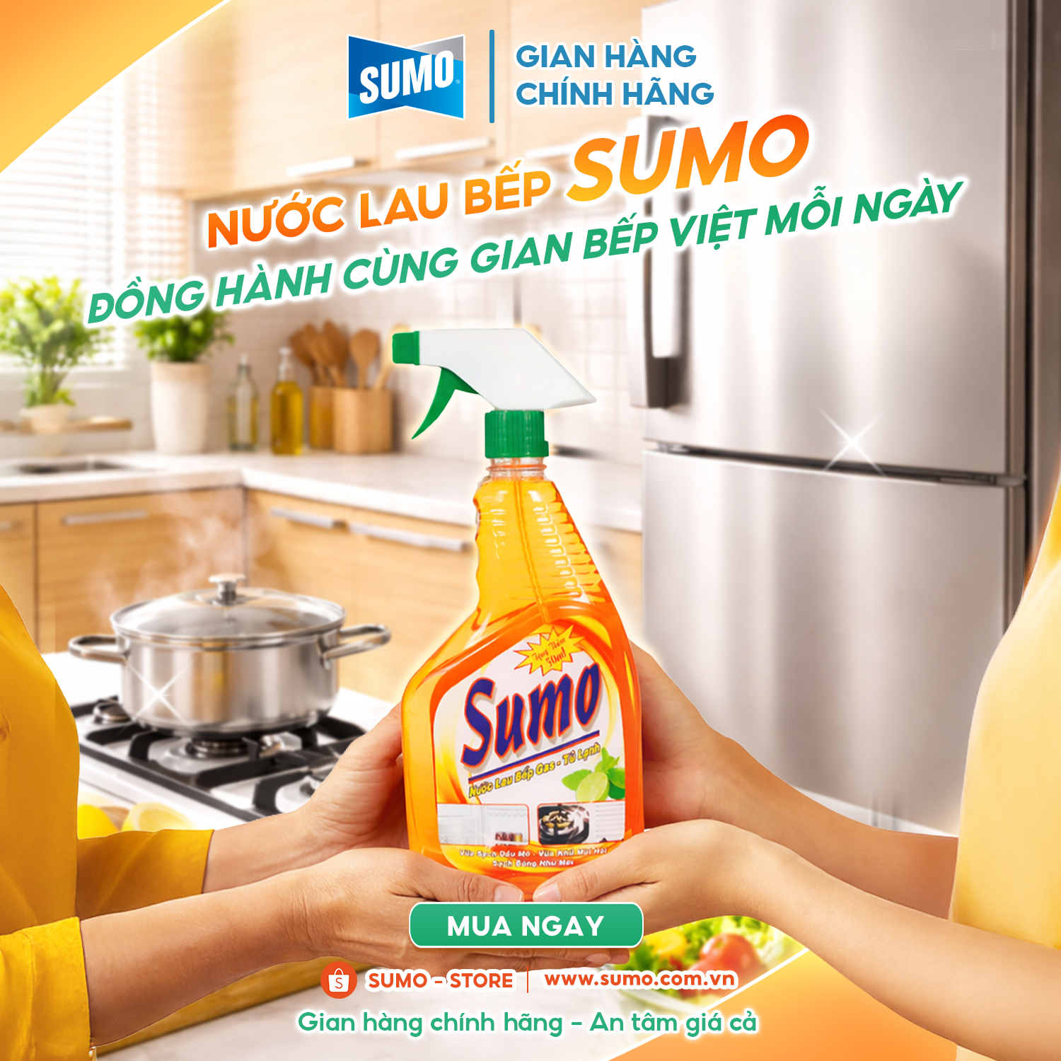 NƯỚC LAU BẾP SUMO – ĐỒNG HÀNH CÙNG GIAN BẾP VIỆT MỖI NGÀY