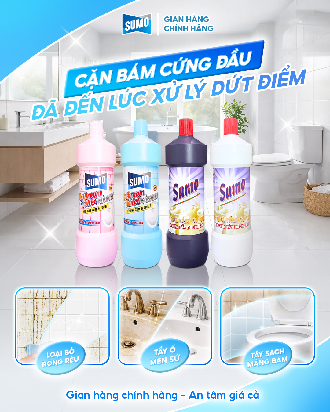 Nước Tẩy Nhà Tắm Và Toilet