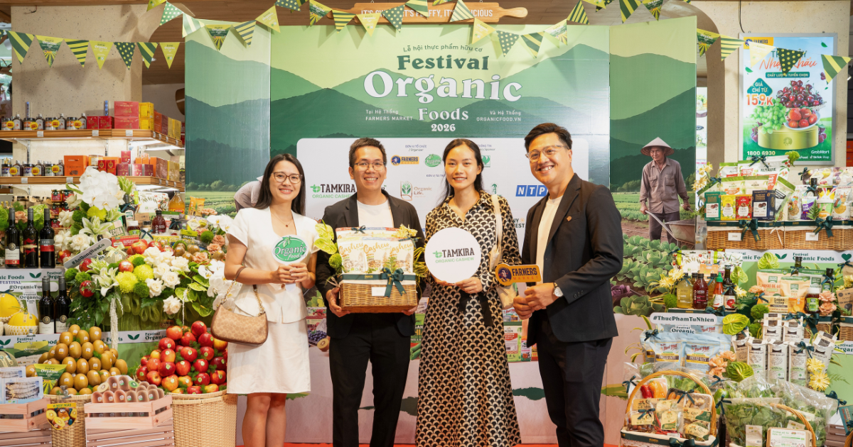 Hạt Điều Hữu Cơ Tamkira Ghi Dấu Ấn Tại Lễ Hội Organic Festival 2026