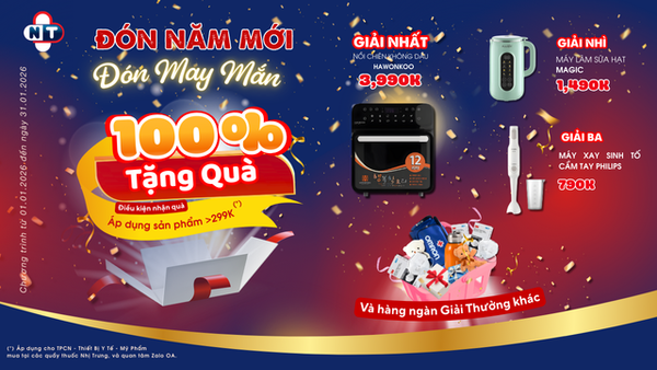 THỂ LỆ CHƯƠNG TRÌNH ĐÓN NĂM MỚI - ĐÓN MAY MẮN - ĐÓN NHẬN QUÀ!