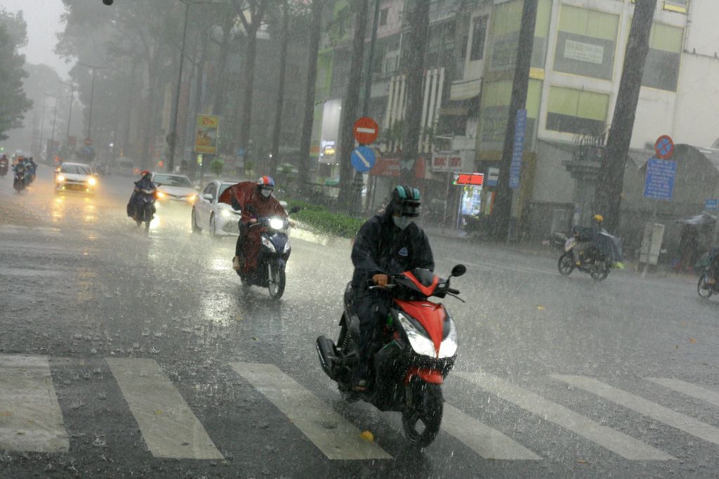 Mưa lớn vẫn tiếp tục tại Tp.Hồ Chí Minh