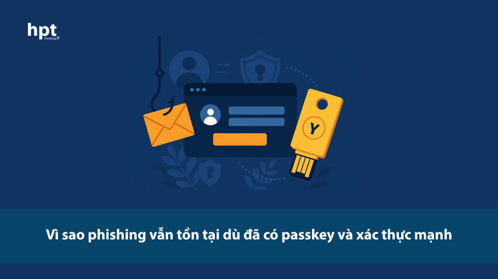 Vì sao phishing vẫn tồn tại dù đã có passkey và xác thực mạnh