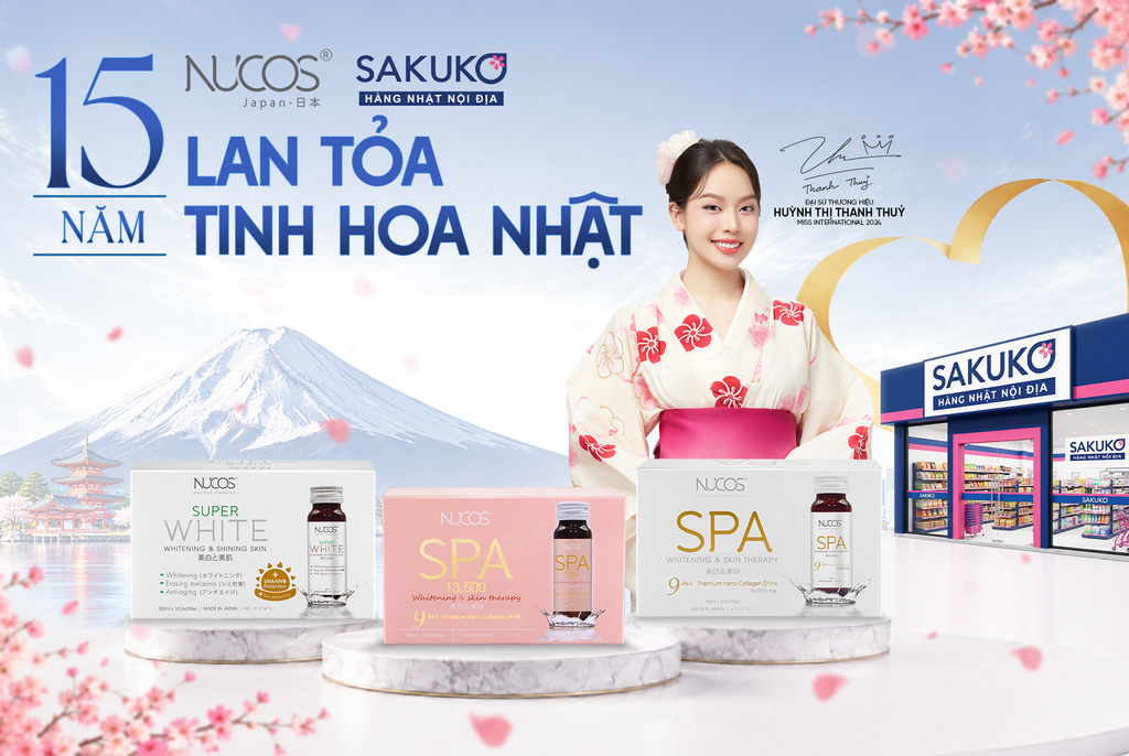 NUCOS ĐỒNG HÀNH CÙNG SAKUKO - LAN TỎA TINH HOA NHẬT