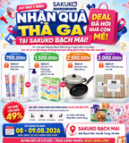 SỰ KIỆN 08/08/2026-09/08/2026 SAKUKO BẠCH MAI - DEAL NHẬT YÊU THƯƠNG