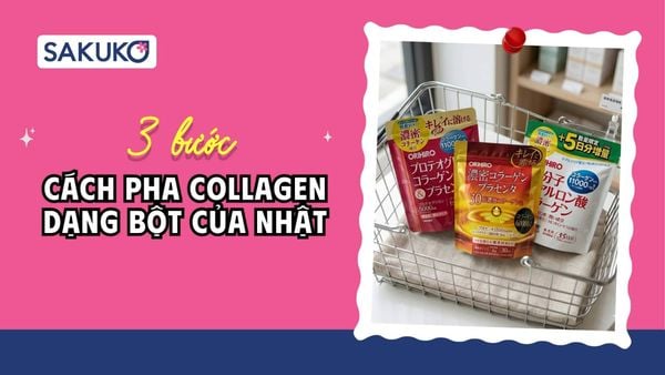 [A-Z] 3 bước cách pha collagen dạng bột của Nhật tối ưu hiệu quả