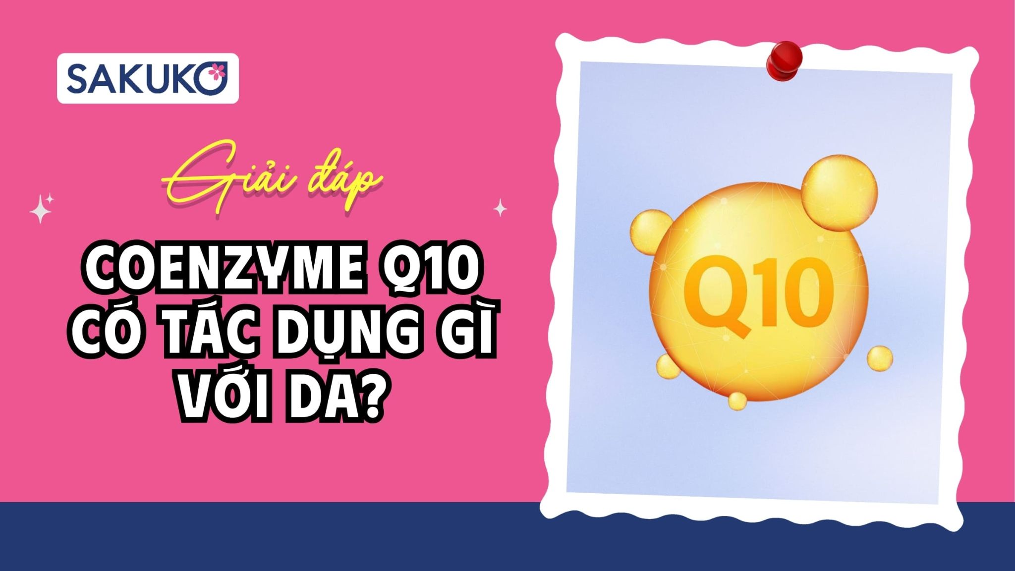 Coenzyme Q10 có tác dụng gì với da? Có tác dụng phụ không?