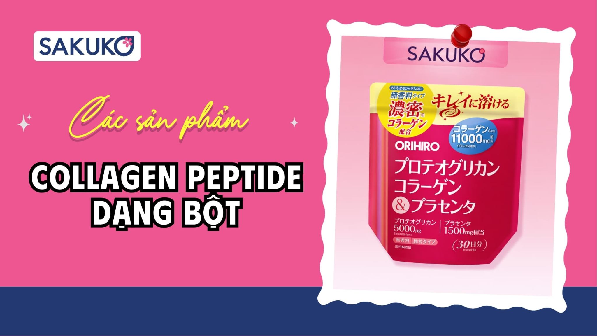Collagen peptide dạng bột: Tác dụng, review 3 sản phẩm Hot