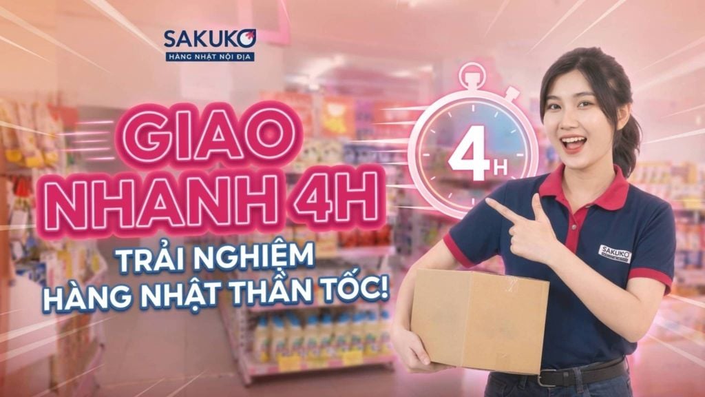 Giao nhanh 4h - Trải nghiệm hàng Nhật thần tốc cùng Sakuko!