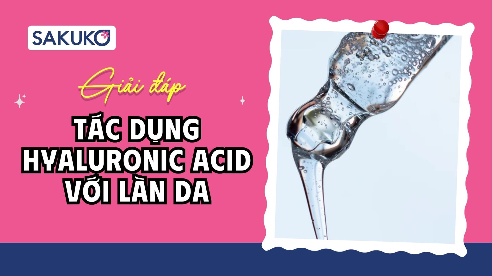 Hyaluronic Acid có tác dụng gì với da? Có gây mụn không?