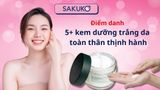 Điểm danh 5+ kem dưỡng trắng da toàn thân thịnh hành