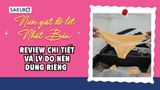 Review chi tiết về nước giặt đồ lót Nhật Bản và lý do dùng riêng