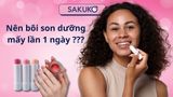 Giải đáp: Nên bôi son dưỡng mấy lần 1 ngày