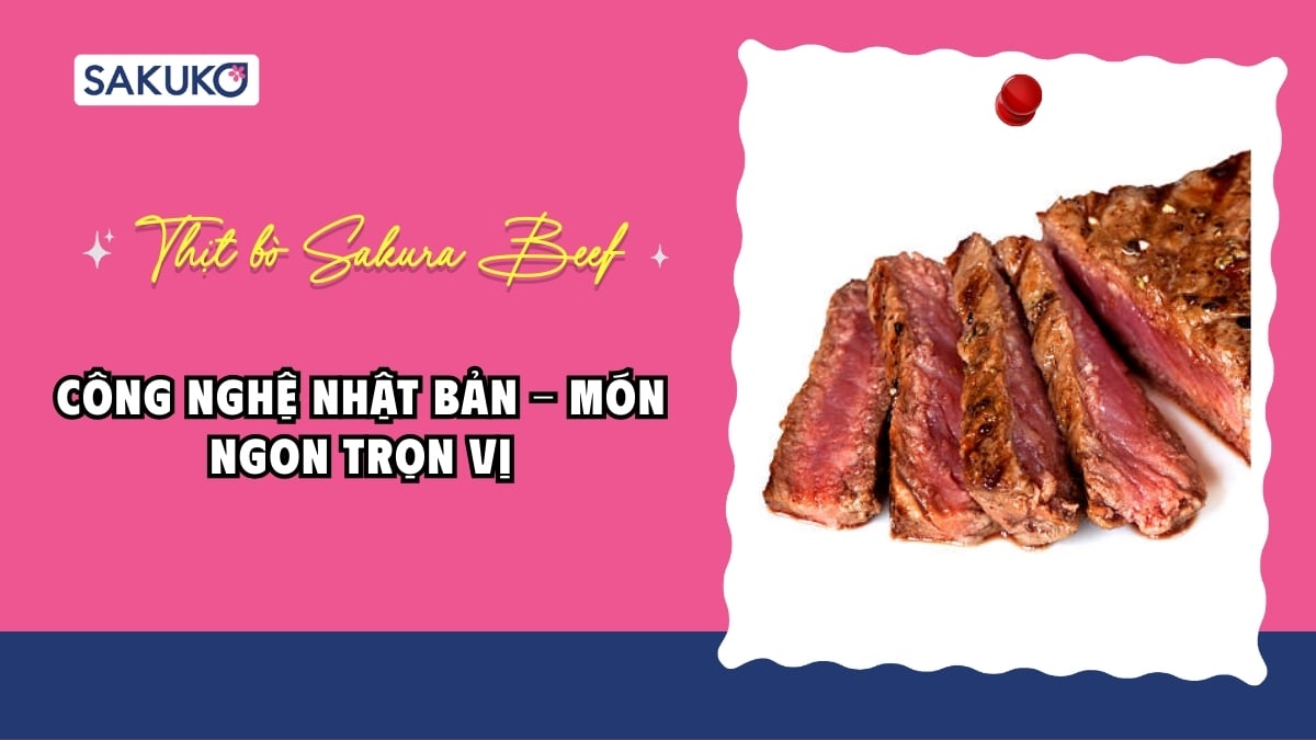 Thịt bò Sakura Beef