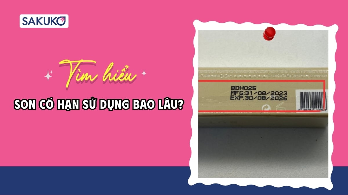 Son có hạn sử dụng bao lâu? Tác hạn khi sử dụng son hết hạn