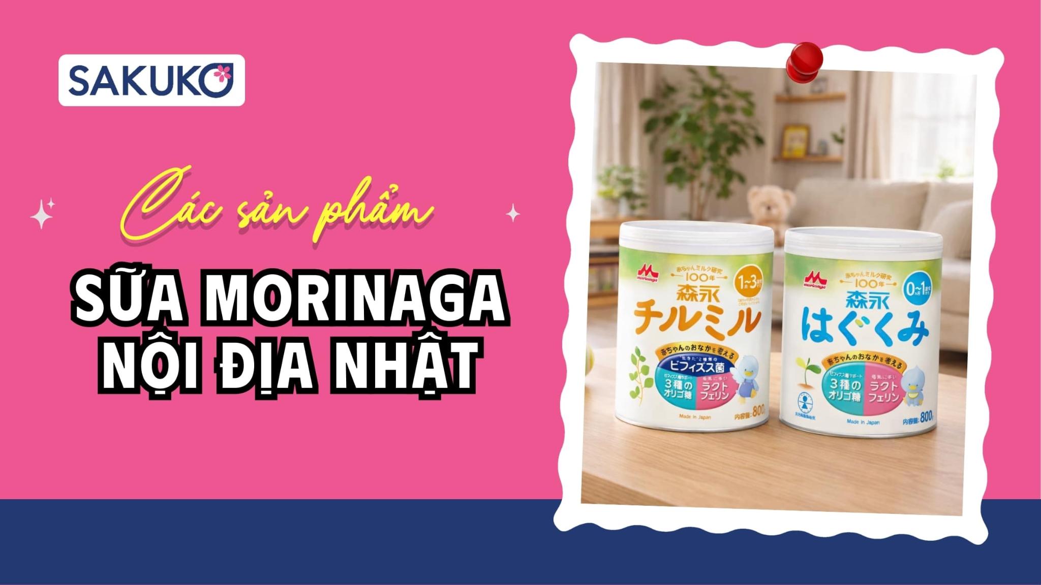 Sữa Morinaga nội địa Nhật