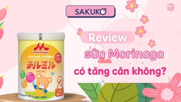 Review chi tiết về sữa Morinaga có tăng cân không?