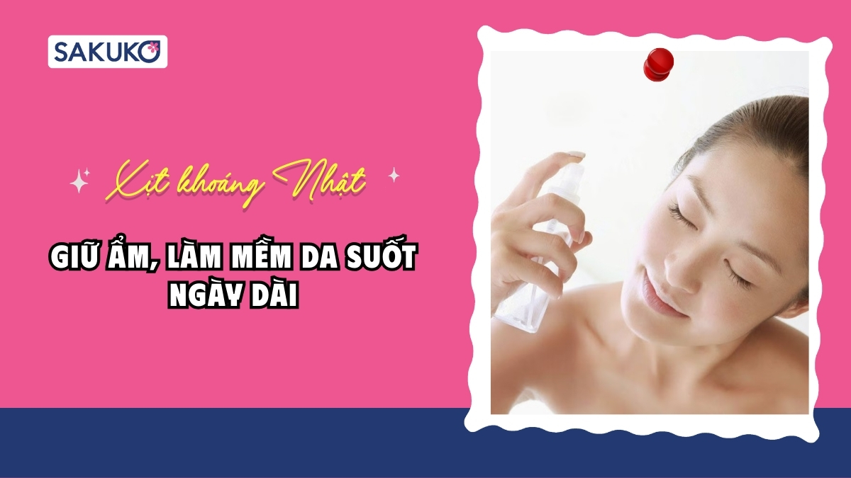 Xịt khoáng Nhật