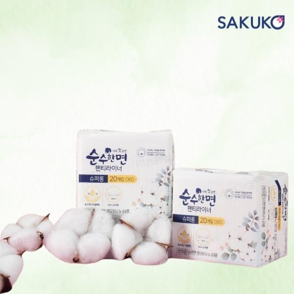 Băng vệ sinh Kleannara Soonsoohanmyeon Superguard Panty Liners với bề mặt bông mềm mịn