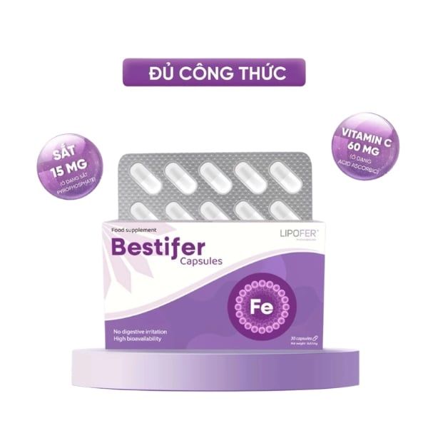 Sắt viên Bestifer - Bổ sung sắt cho mẹ bầu và sau sinh